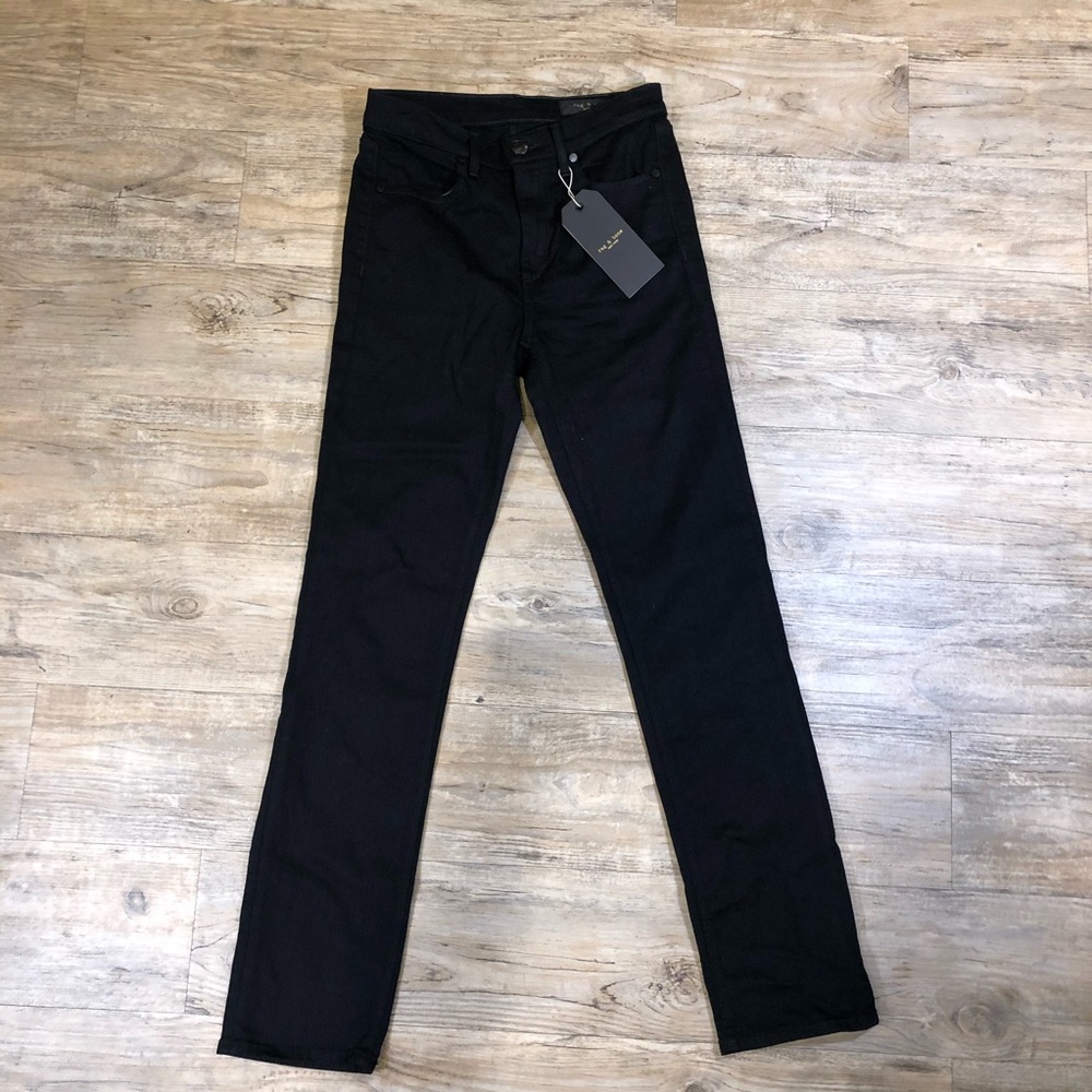 Rag And Bone Jeans Sz 24 High Waisted Black NWT